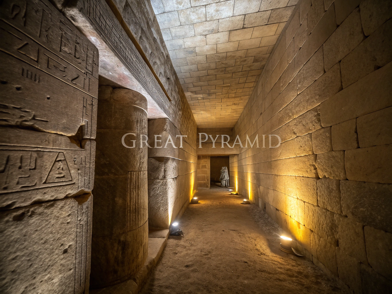 Archaeological stones and reliefs from the Giza Plateau excavations