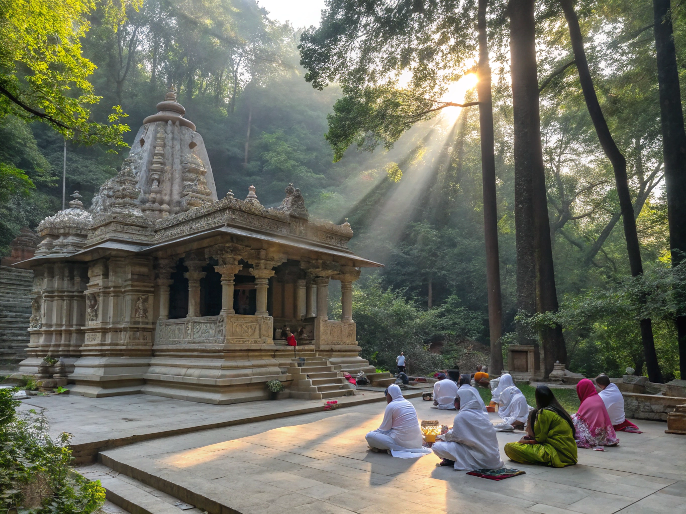 Symbol of Ahimsa representing non-violence in Jain tradition