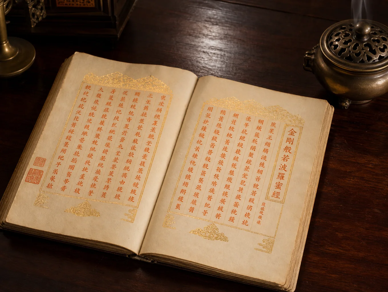 Ancient palm leaf manuscript representing Jain Agamas